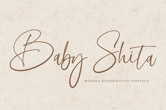 Baby Shita: A Sweet and Delicate Handwritten Font