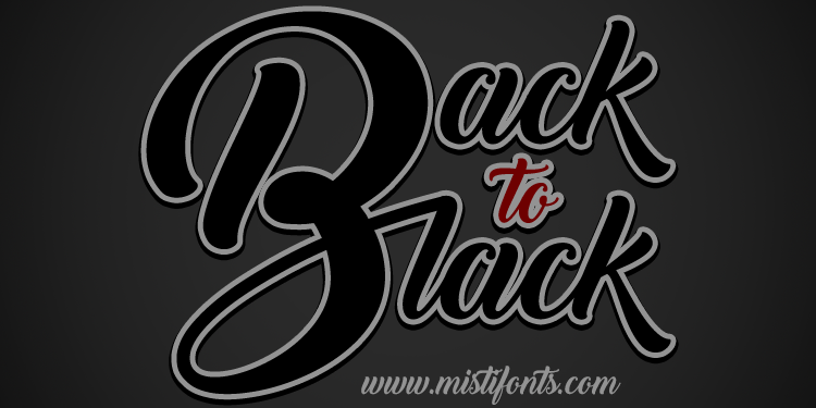 Back to Black: A Font for Modern, Personal Design