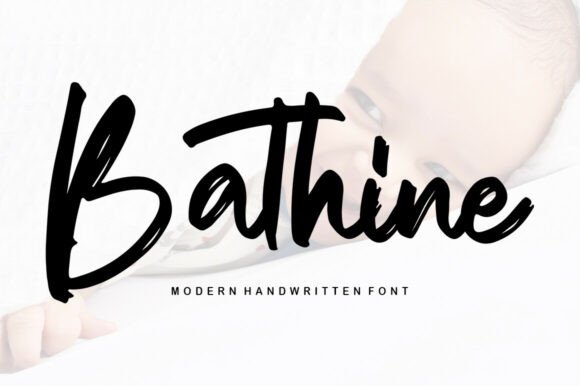 Bathine: Elegant Script Font for Creative Projects