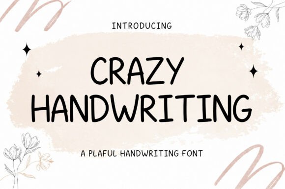 Crazy Handwriting: A Playful Font for Creative Projects