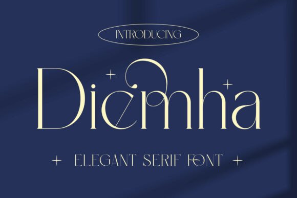 Diemha: A Typeface of Celestial Elegance