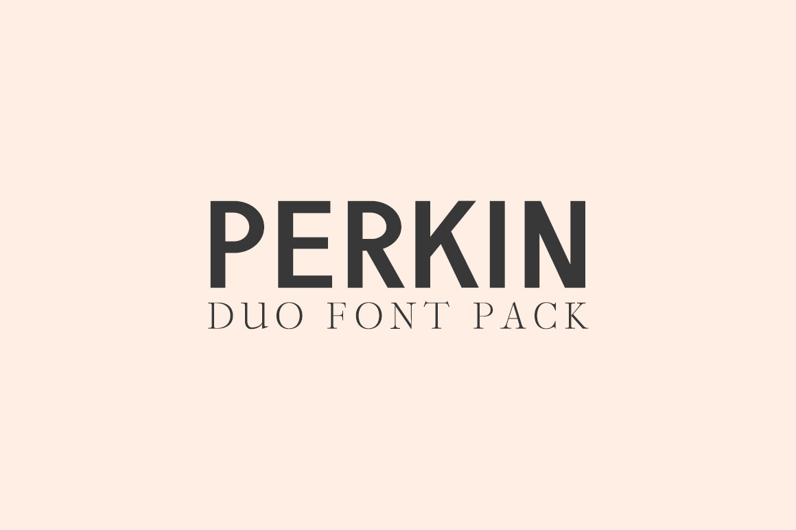 Discover Perkin Duo: A Bold Font for Timeless Design