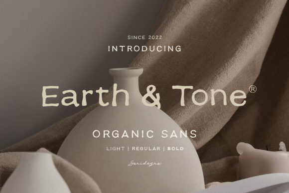 Earth Tone: A Modern Sans Serif for Elegant Designs