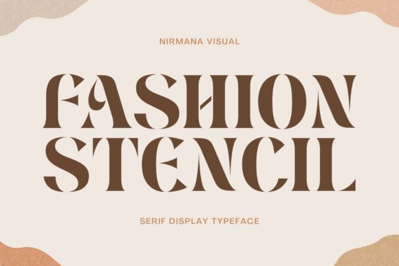 Fashion Stencil: A Modern Serif for Polished Design