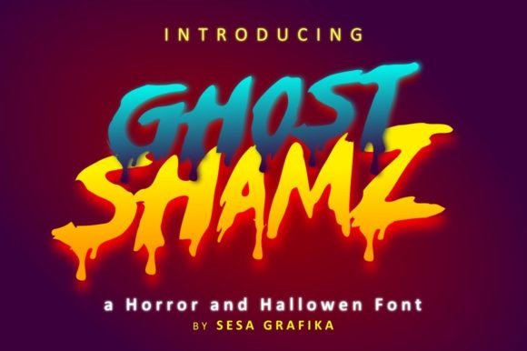Ghost Shamz: Vintage Spooky Font for Bold Designs