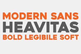 Heavitas: A Modern Sans Serif for Bold Design