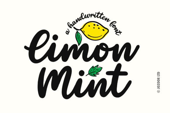 Limon Mint: Fresh Script Font for Creative Projects