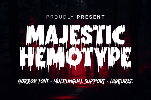Majestic Hemotype: The Blood-Inspired Display Typeface