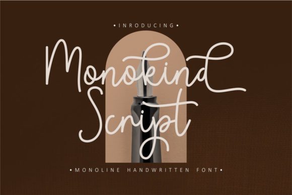 Monokind Script: A Friendly Handwritten Typeface