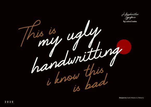 My Ugly Handwritting: The Gorgeous Font for Creative Projects