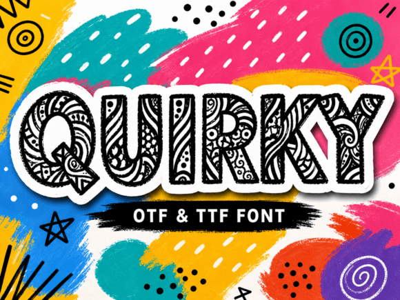 Quirky: A Bold Display Typeface for Unforgettable Designs