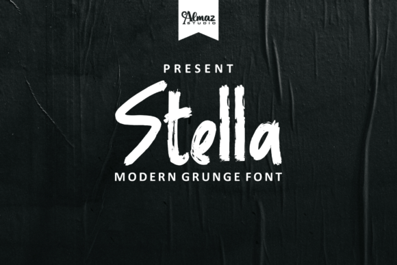 Stella: A Modern Brush Display Font