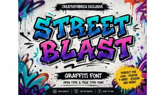 Street Blast: Urban Typography for Bold Creators