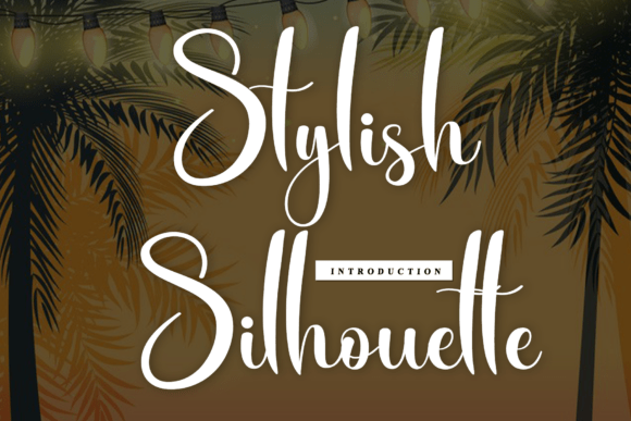 Stylish Silhouette: A Timeless Handwritten Font for Modern Design